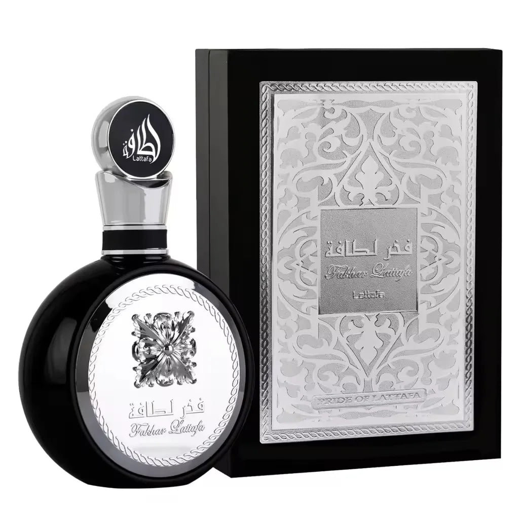 Lattafa Fakhar Black Eau de Parfum 100ml Poder. Elegância. Confiança Absoluta.