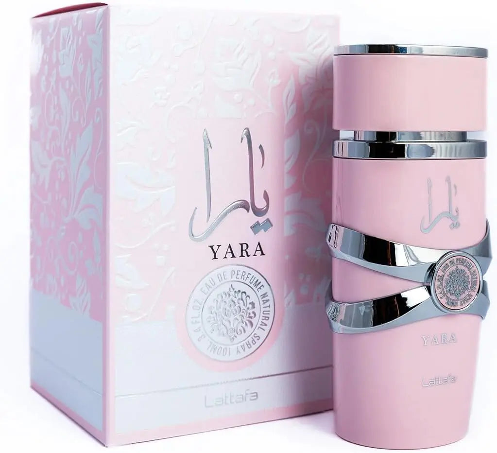 Lattafa Yara Rosa Eau de Parfum 100ml Doçura Tropical. Elegância Feminina. Presença Delicada.