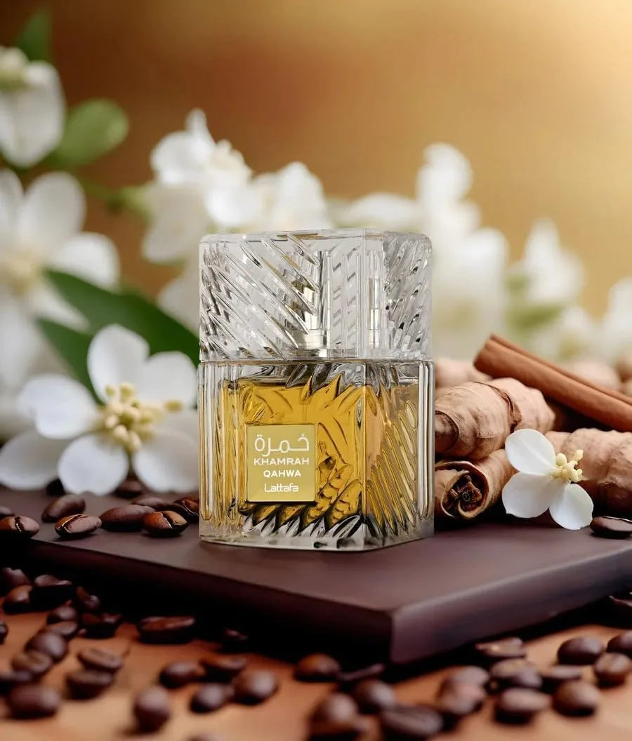 Lattafa Khamrah Qahwa Eau de Parfum 100ml| Edição Especial – Café Árabe & Luxo Intenso