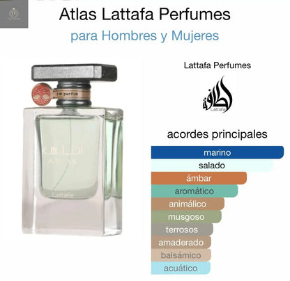 Lattafa Atlas – Eau de Parfum (55ml) | A Força Indomável do Oceano em Fragrância