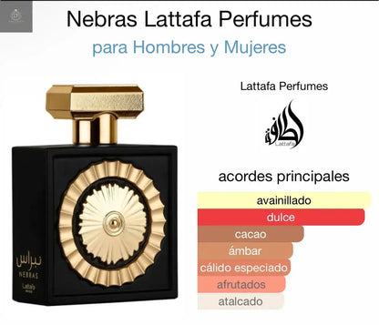 Lattafa Pride Nebras – Eau de Parfum (100ml) | A Tentação Irresistível de Cacau e Baunilha