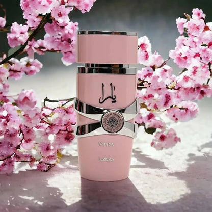 Lattafa Yara Rosa Eau de Parfum 100ml Doçura Tropical. Elegância Feminina. Presença Delicada.