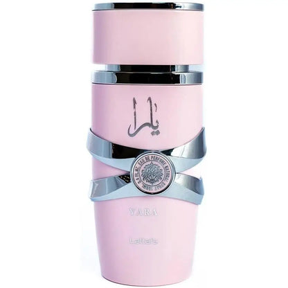 Lattafa Yara Rosa Eau de Parfum 100ml Doçura Tropical. Elegância Feminina. Presença Delicada.