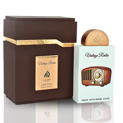 Lattafa Pride Vintage Radio – Eau de Parfum (100ml) | A Nostalgia do Luxo Amadeirado