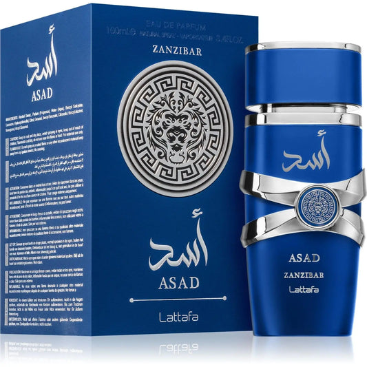 Lattafa Asad Zanzibar – Eau de Parfum (100ml) | A Frescura Tropical e o Mistério do Índico