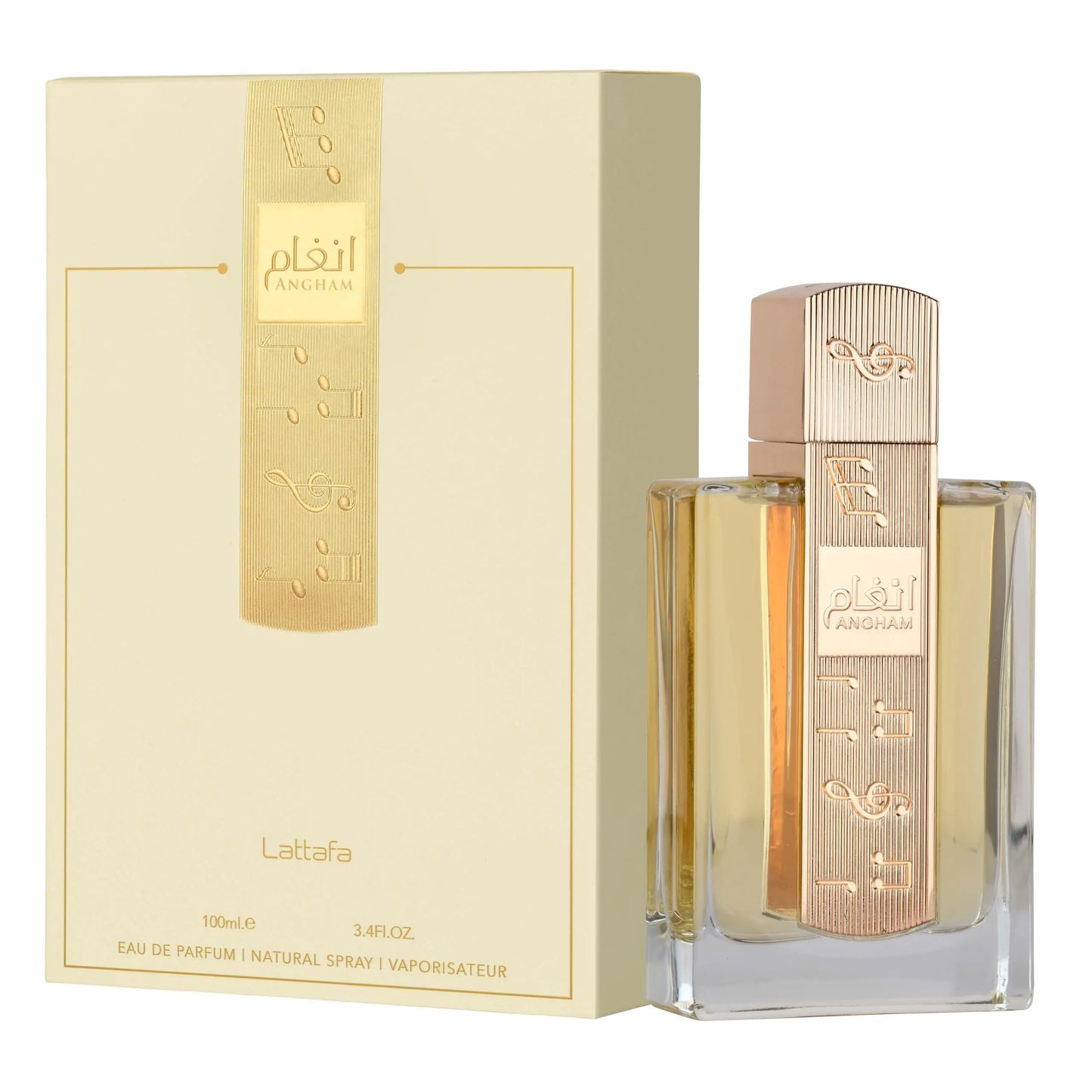 Lattafa Angham Eau de Parfum 100ml

Elegância. Doçura. Presença Inesquecível.