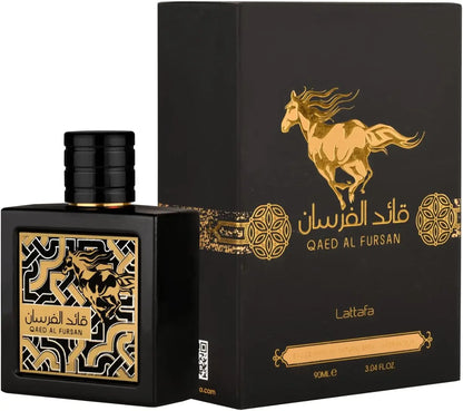 Lattafa Qaed Al Fursan – Eau de Parfum (90ml) | A Explosão Tropical de Abacaxi e Madeira