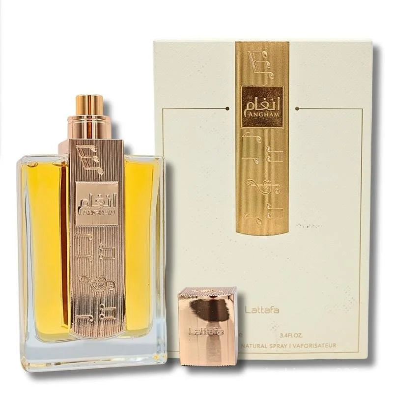 Lattafa Angham Eau de Parfum 100ml

Elegância. Doçura. Presença Inesquecível.