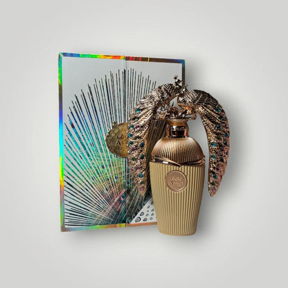 Lattafa Afeef – Eau de Parfum (100ml) | A Majestade do Pavão e o Brilho Floral Frutado