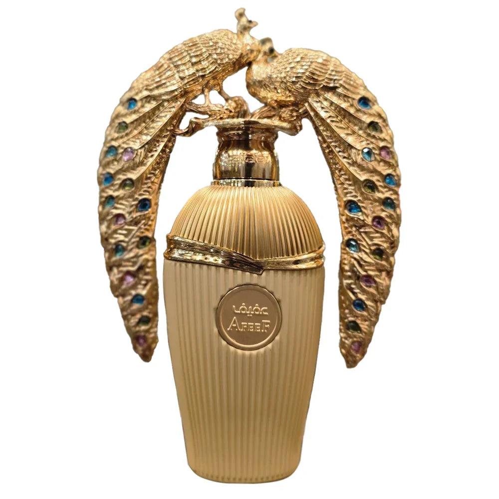 Lattafa Afeef – Eau de Parfum (100ml) | A Majestade do Pavão e o Brilho Floral Frutado